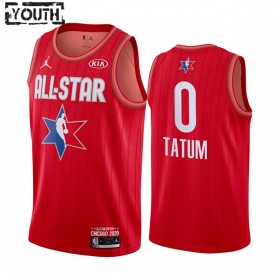 Dres NBA Boston Celtics Jayson Tatum 0 2020 All-Star Jordan Brand Crvena Swingman - Dječji